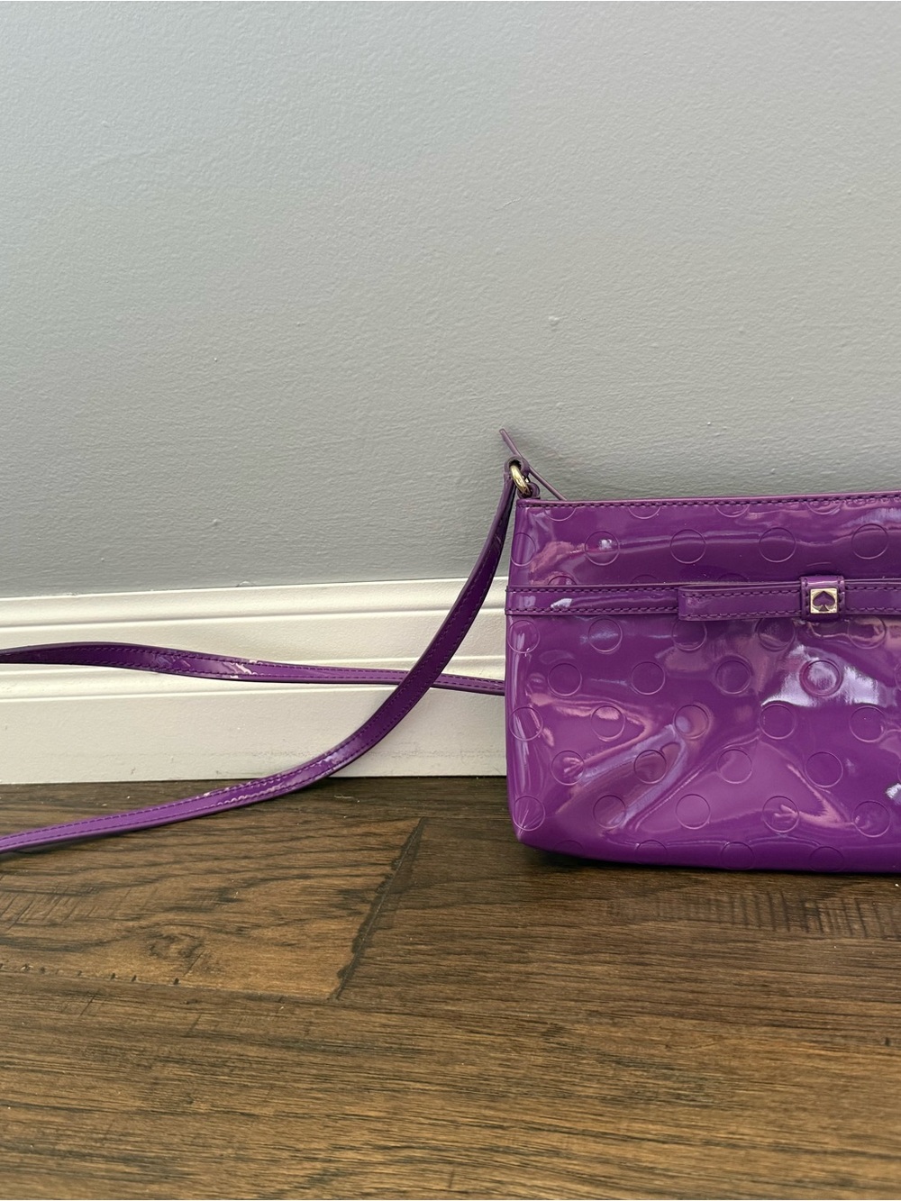 Kate spade Purple Patent Crossbody Bag - Women
